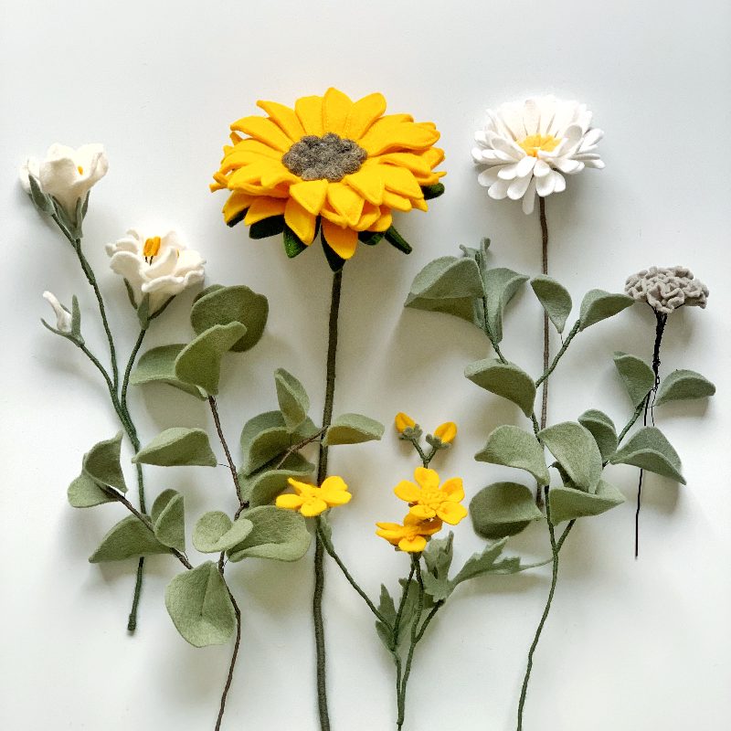 ZOOMBLOEM Zonnebloem (naaimachine-variant) - Afbeelding 3